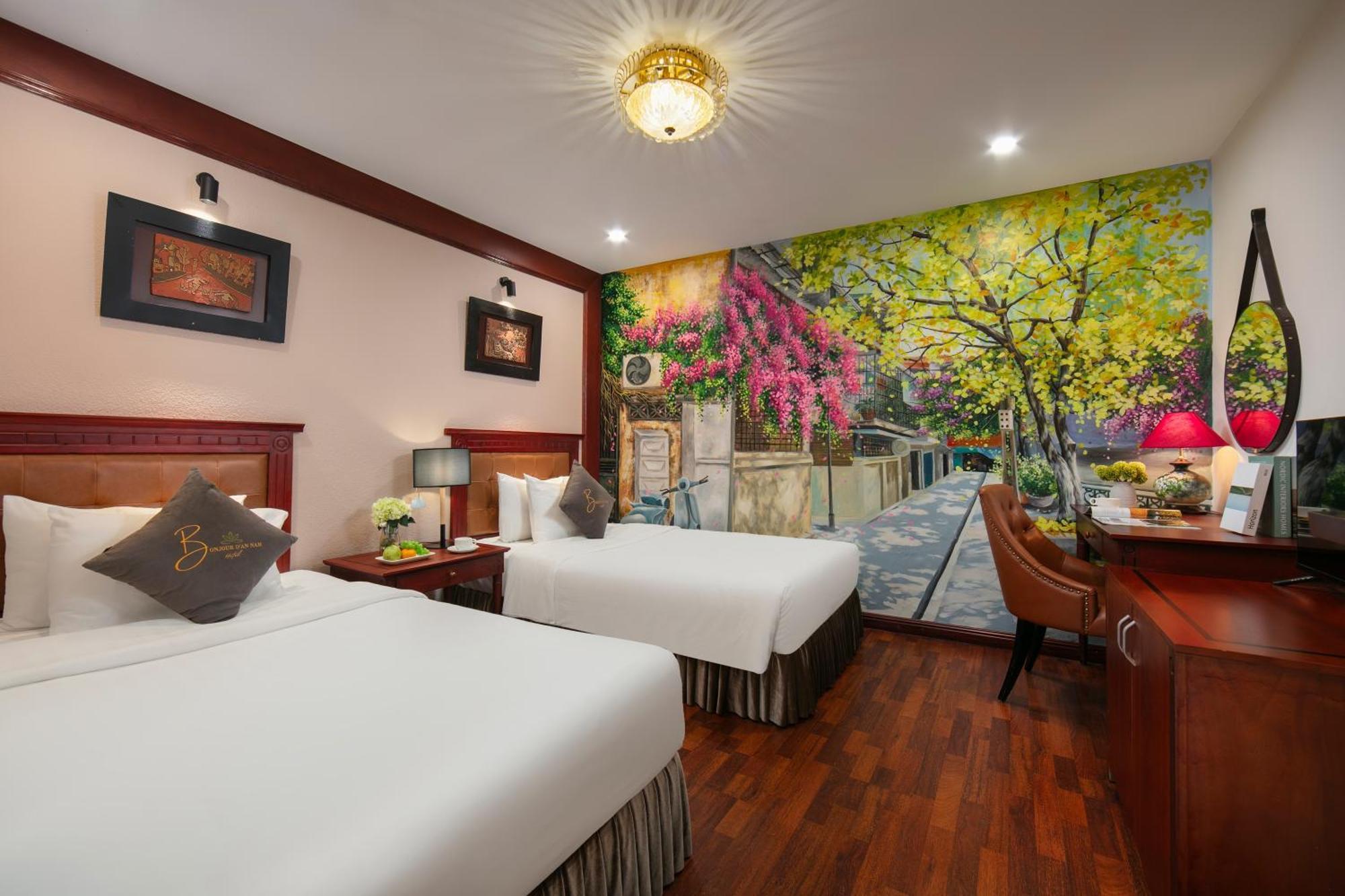 Bonjour D'An Nam Hotel Ханой Экстерьер фото